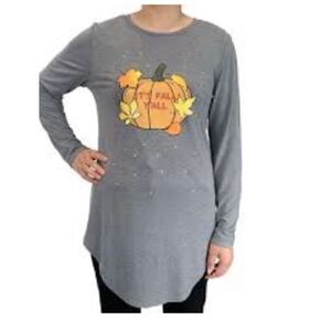 Pumpkins and potions T shirt womens plus size XXL
It’s Fall Y’all tunic Tee New